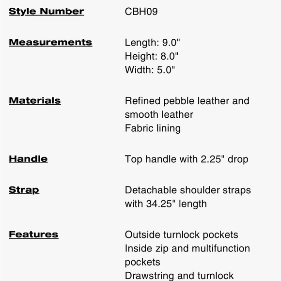 Coach Hadley Black Mini Backpack - Picture 10 of 10